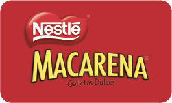 Logo marca participante galletas Macarena Nestlé